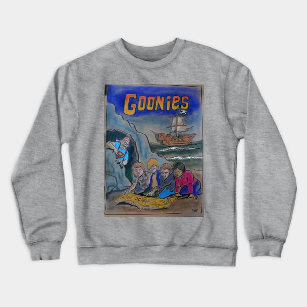 Goonies Crewneck Sweatshirt by BennettBlackLight